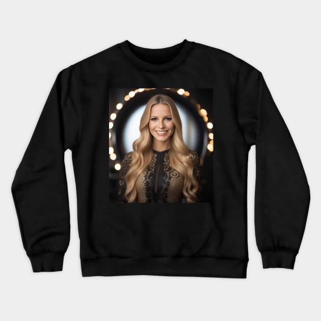 Cheryl Ladd Crewneck Sweatshirt by fonchi76